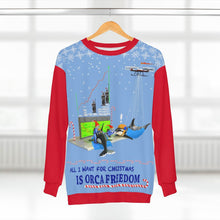 Load image into Gallery viewer, Air-Orcas - Ugly Christmas Sweater

